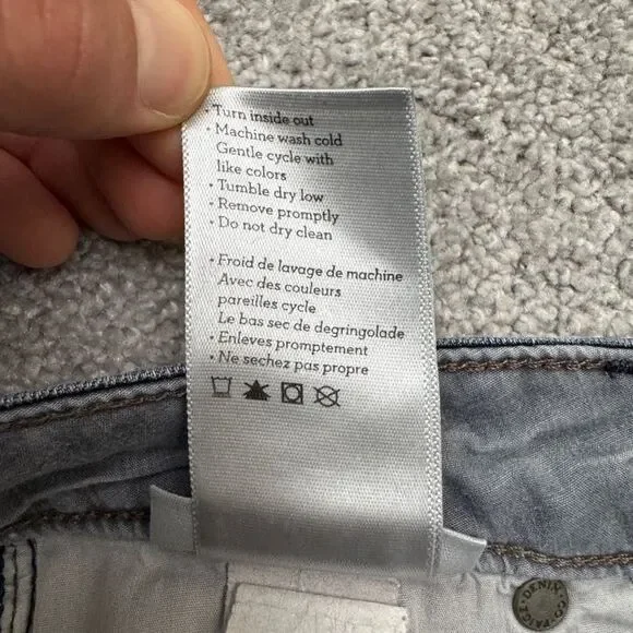 Paige Skyline Skinny Denim Jeans Womens 26 Blue Dark Wash Mid Rise Casual 28x28 - Picture 9 of 15